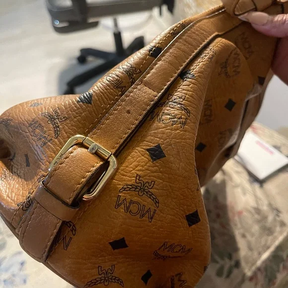 MCM Cognac Leather Hobo Bag - Picture 8 of 8